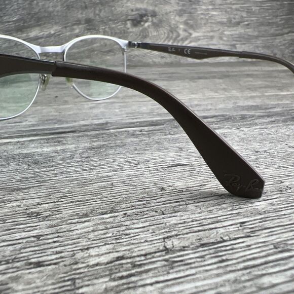 Ray-Ban RB 6365 2531 Eyeglasses 51 17 145mm Polished Taupe Metal FRAMES ONLY - Picture 8 of 15